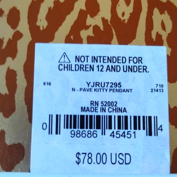 Juicy Couture Large White Persian 😺 Charm in a Cup--Support the ASPCA NWT - Picture 6 of 8